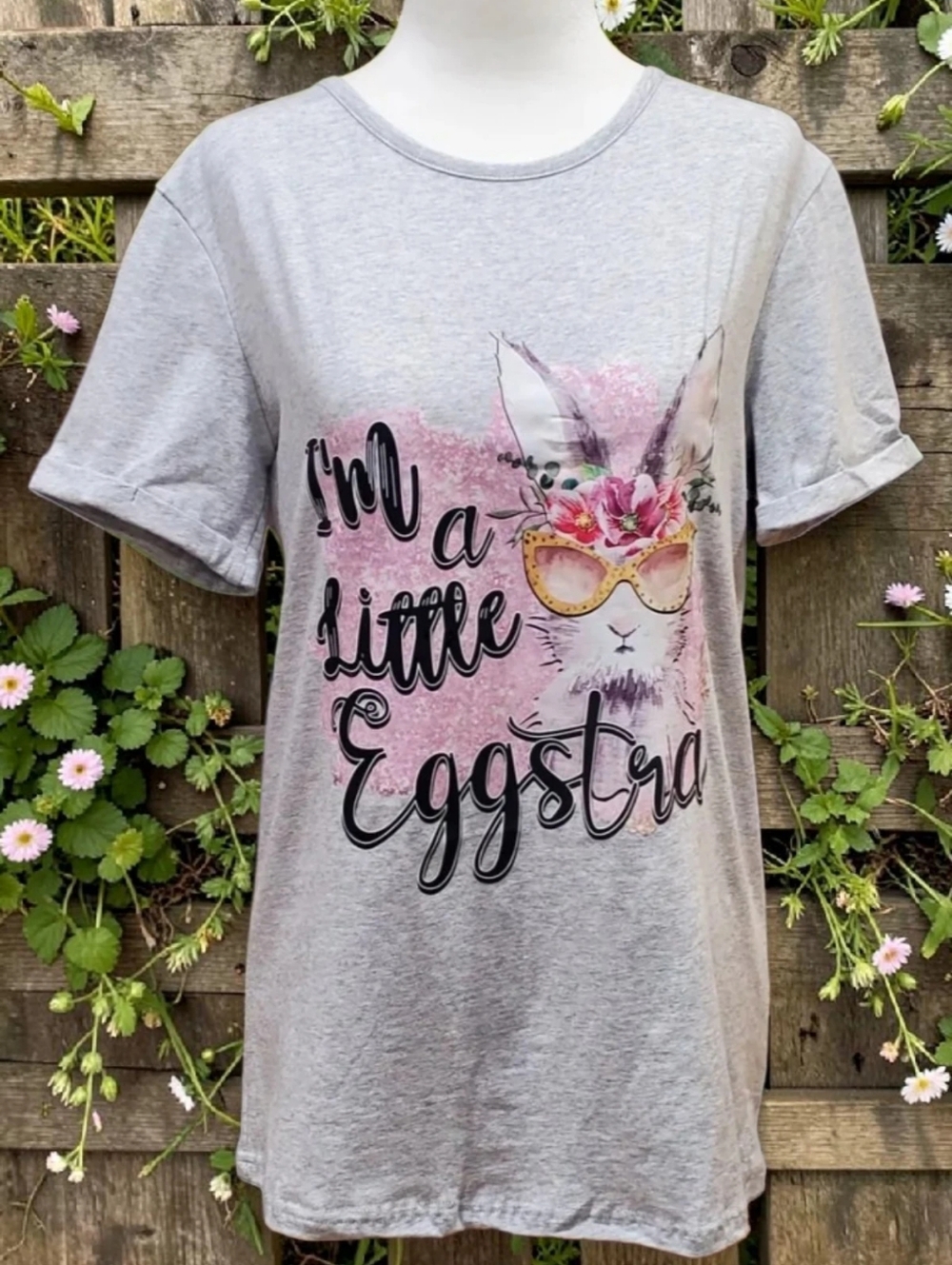 "I'm A Little Eggstra" - Graphic Tee
